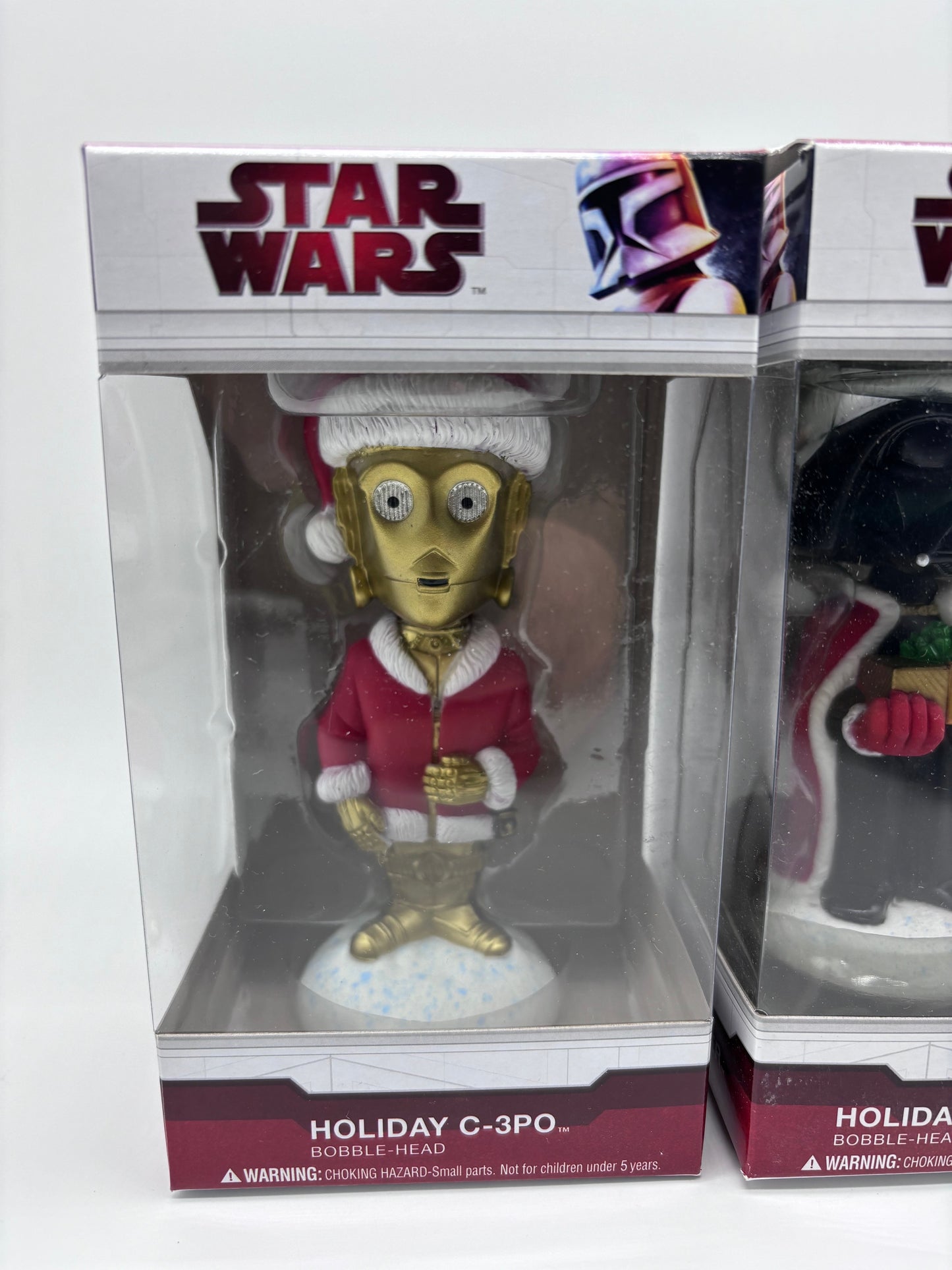 Funko Holiday Bobblehead Figure Lot of 2, Darth Vader C-3PO