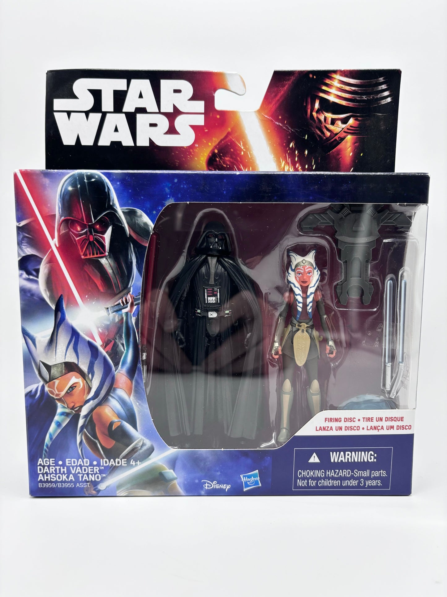 Rebels Anakin Darth Vader Ahsoka Tano Deluxe Figure Set, Hasbro 2015