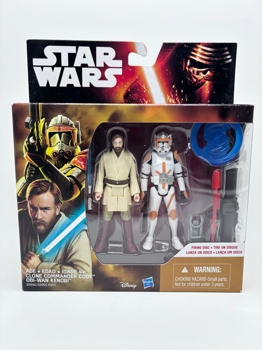 Revenge of the Sith Obi Wan & Commander Cody Deluxe Figure Set, 2015