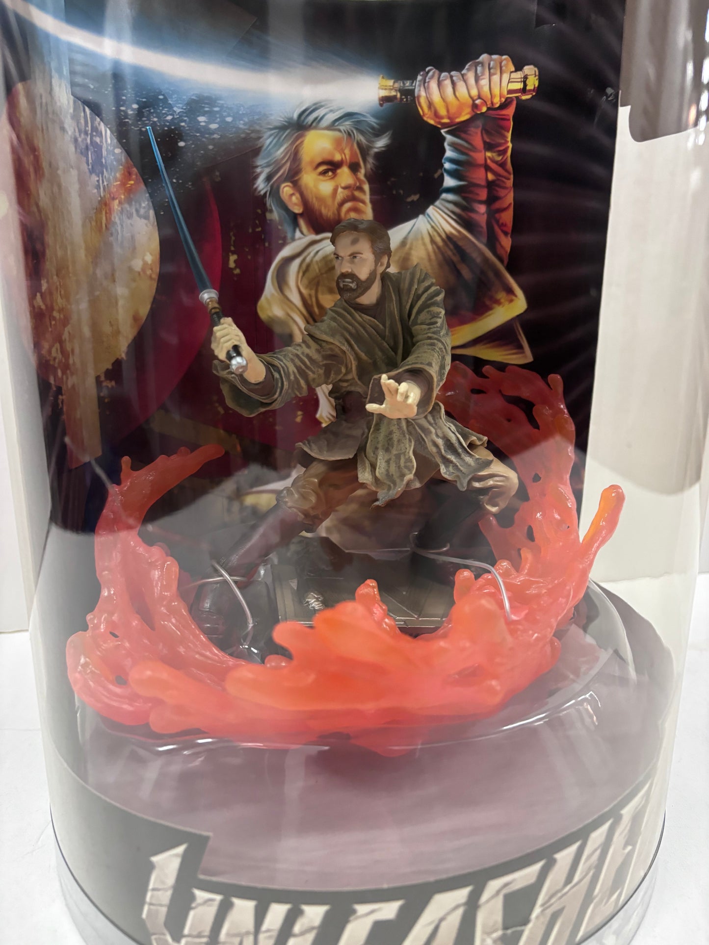 Unleashed Obi Wan Kenobi Deluxe Sculpture, Hasbro 2006