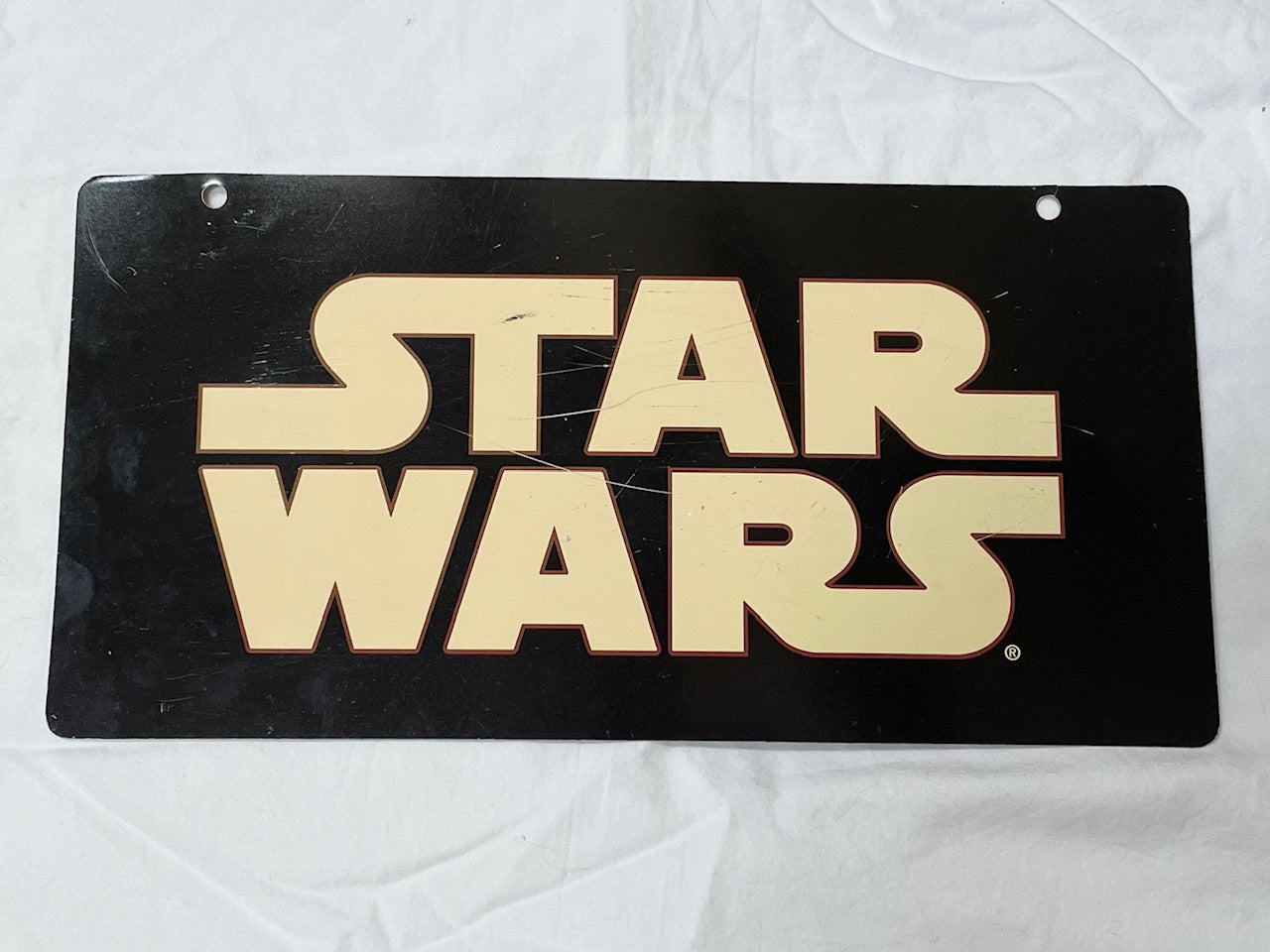 Hasbro Star Wars 12x6 Walmart Store Hanger Display Sign, 2008