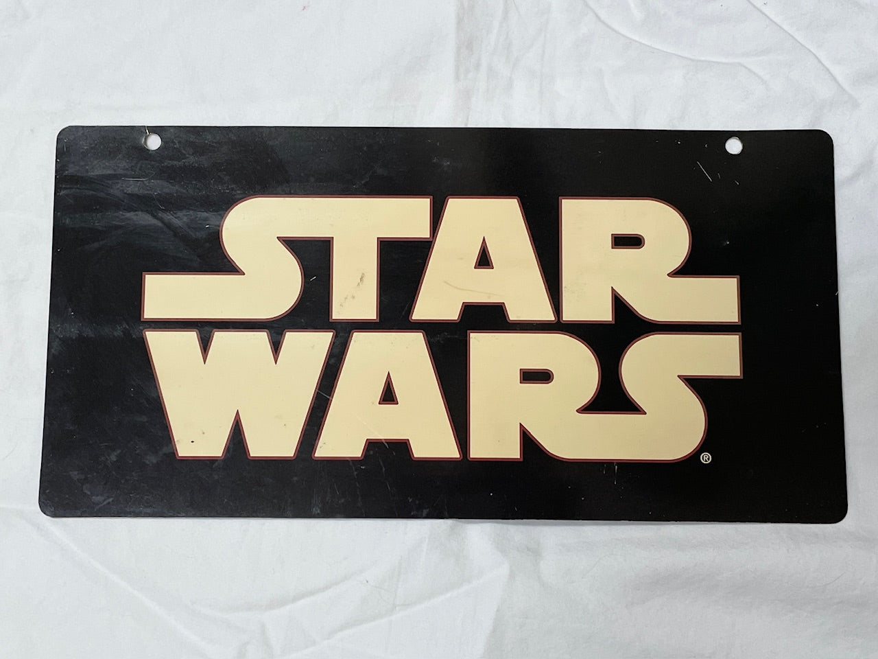 Hasbro Star Wars 12x6 Walmart Store Hanger Display Sign, 2008