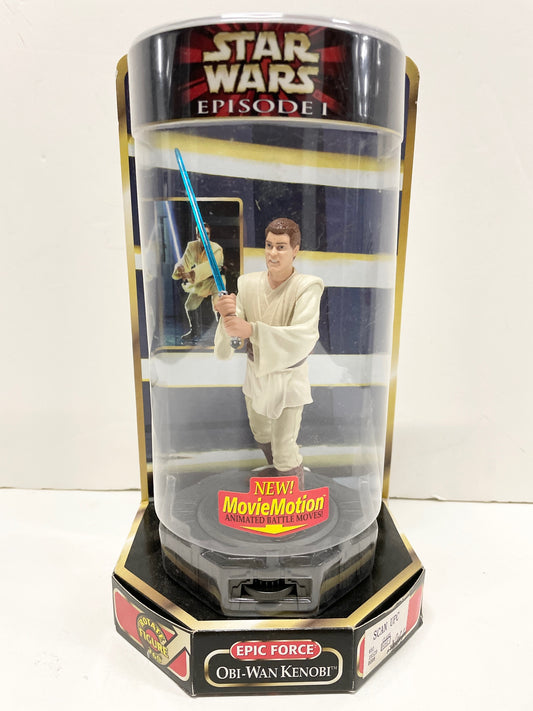 Epic Force Episode 1 Obi Wan Kenobi Rotating 360 Figure, Kenner 1999