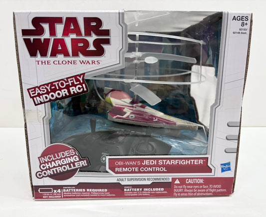 Clone Wars Remote Controlled RC Obi Wan Jedi Starfighter Vehicle 2009