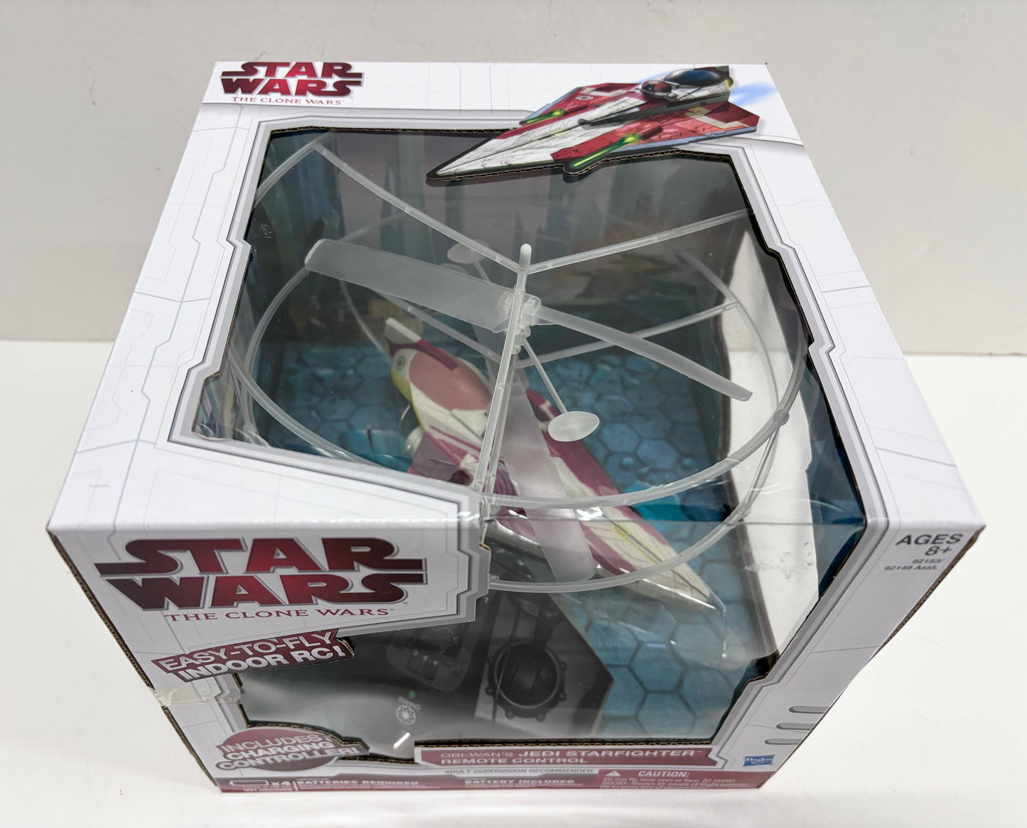 Clone Wars Remote Controlled RC Obi Wan Jedi Starfighter Vehicle 2009