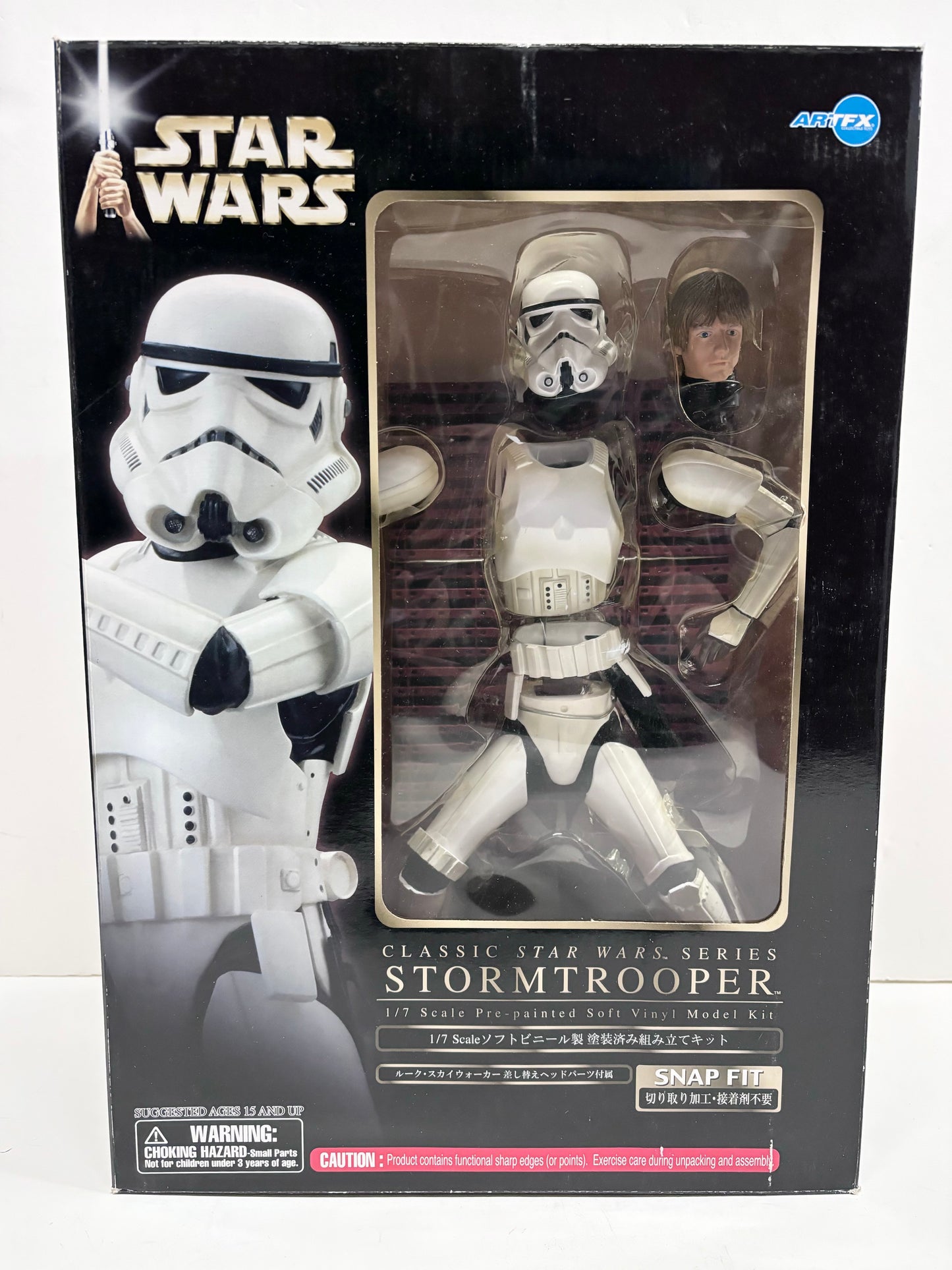 Kotobukiya ArtFX Stormtrooper Luke Snap Fit 1/7 Scale Model Kit Statue