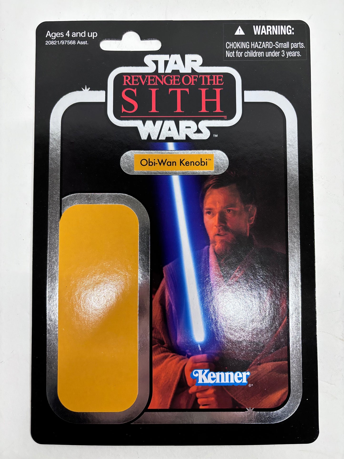SDCC 2010 Revenge of the Sith VC16 Obi-Wan Kenobi Foil Proof Card, Acrylic Case