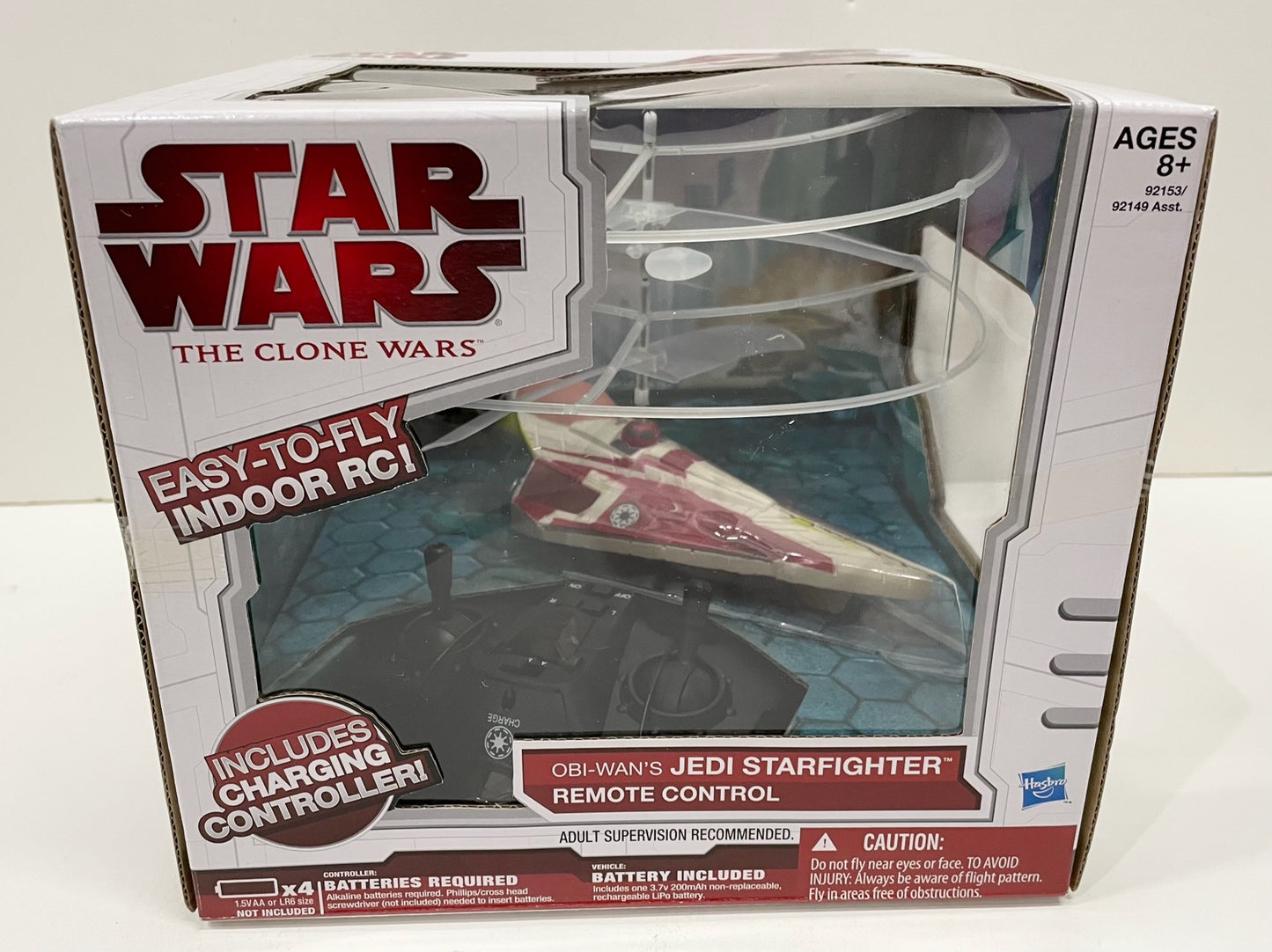 Clone Wars Remote Controlled RC Obi Wan Jedi Starfighter Vehicle 2009