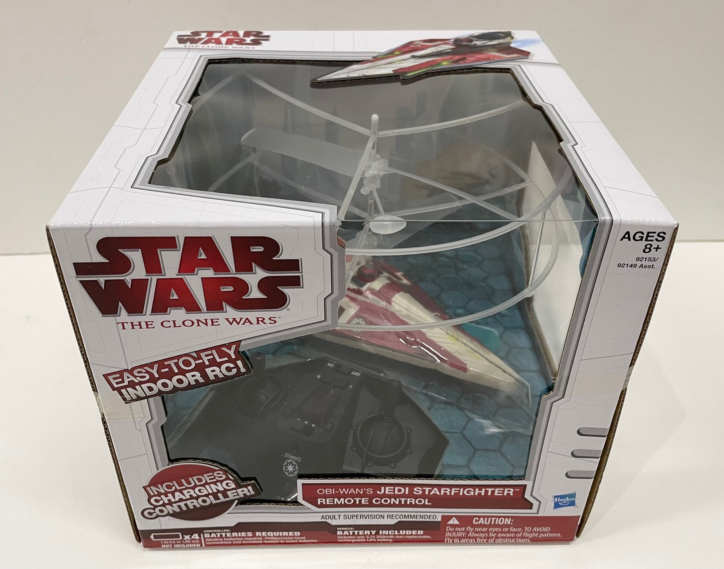 Clone Wars Remote Controlled RC Obi Wan Jedi Starfighter Vehicle 2009