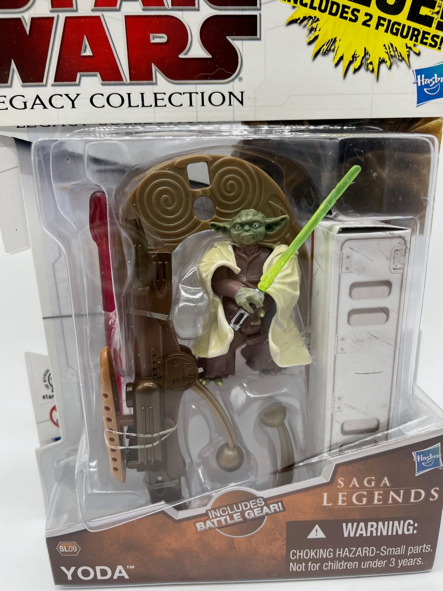 Saga Legends Value Pack Yoda/Luke Skywalker SL09 SL17, Hasbro 2009