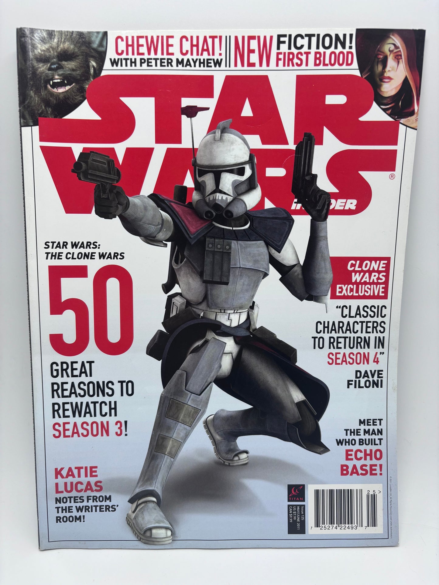 Insider Magazine Issue 125 May/June 2011, Book Clone Wars Rex