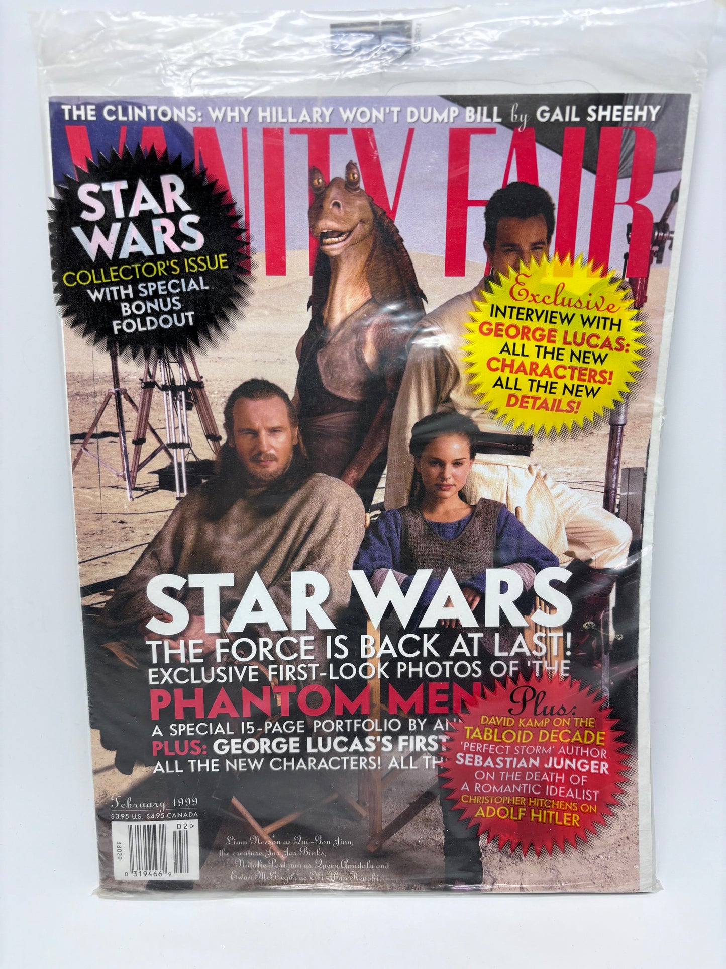 Vanity Fair Phantom Menace Collectors Issue February 1999, Sealed