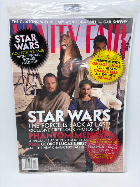 Vanity Fair Phantom Menace Collectors Issue February 1999, Sealed