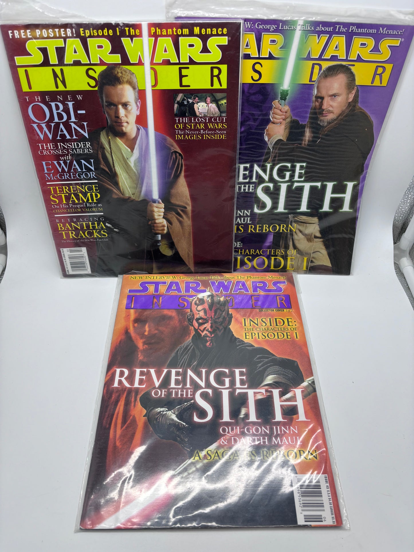 Insider Magazine Set of 3 Issues 41/43, Book Phantom Menace