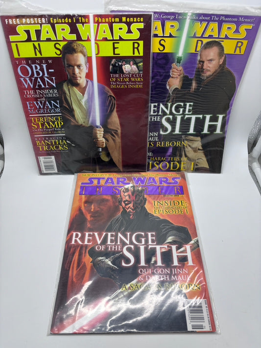 Insider Magazine Set of 3 Issues 41/43, Book Phantom Menace