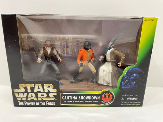 Power of the Force Cantina Showdown Action Figure Set, Hasbro 1998