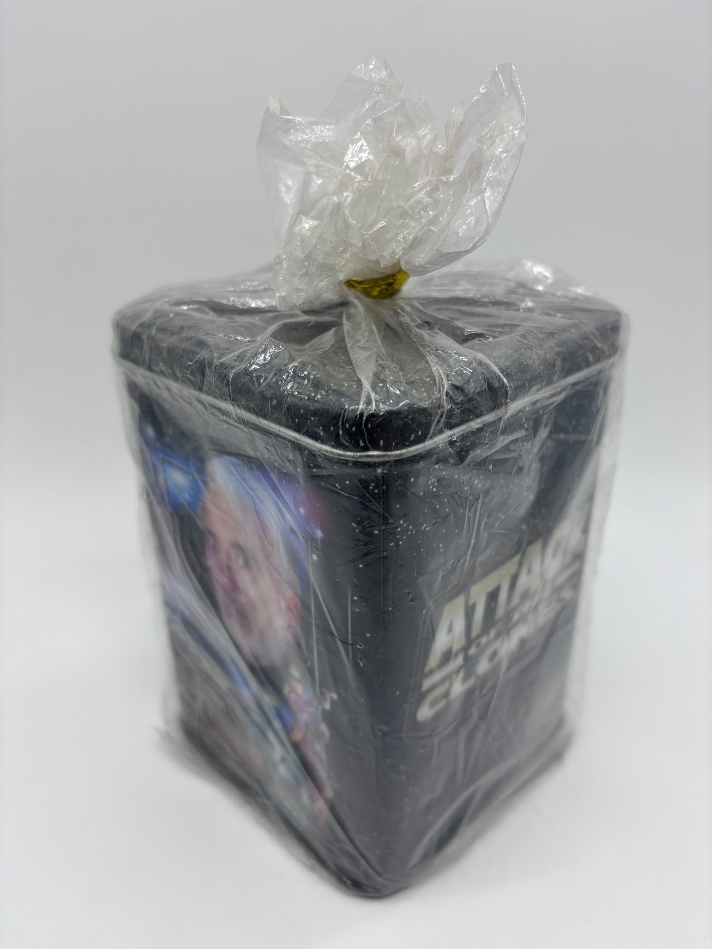 Attack of the Clones NECA Collectible Tin Bank Lot of 2, Hero/Villain