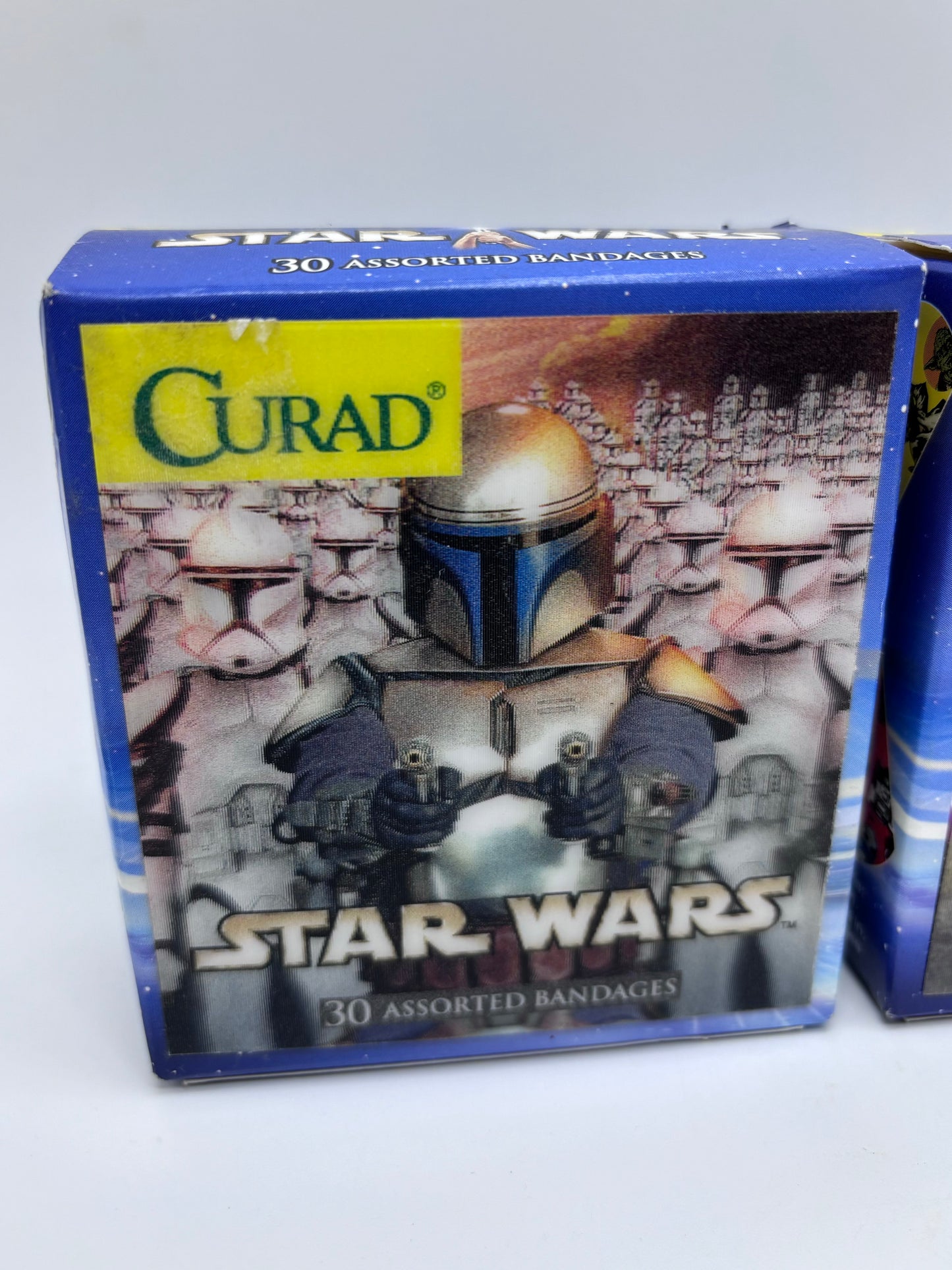 Attack of the Clones Curad Collectible Bandages Lot of 2 Boxes, Sealed