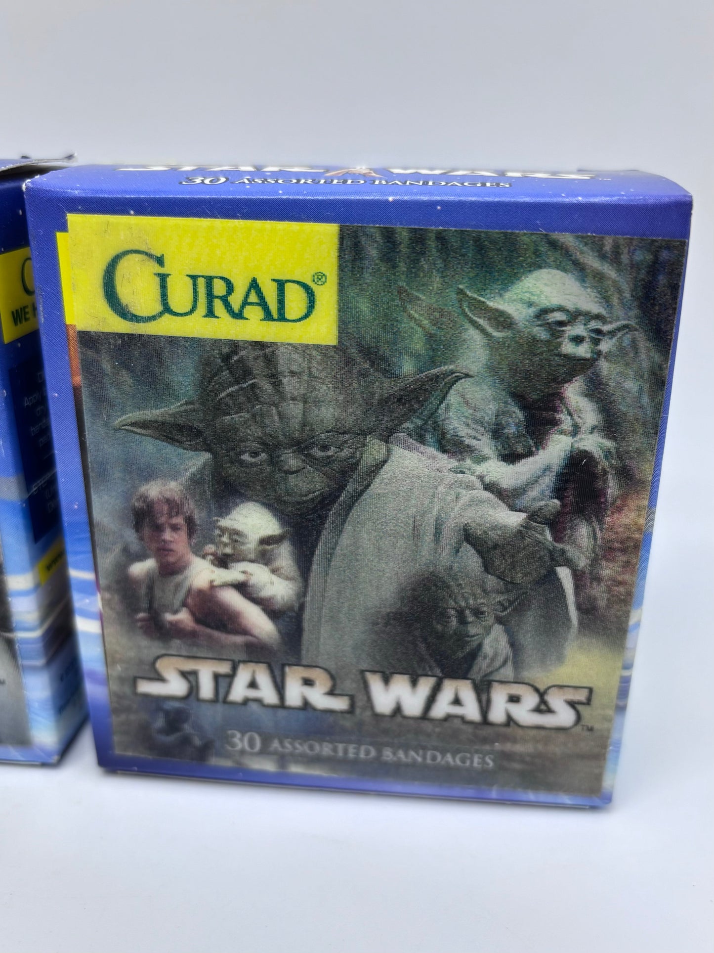 Attack of the Clones Curad Collectible Bandages Lot of 2 Boxes, Sealed