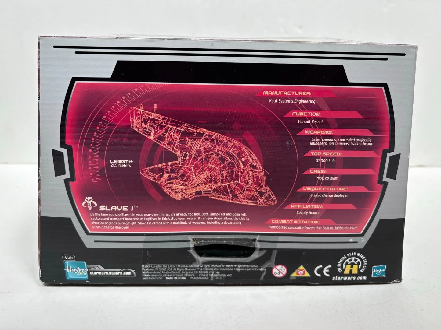 Titanium Series Slave 1 Ultra Die Cast, 2005 Galoob Micro Machines