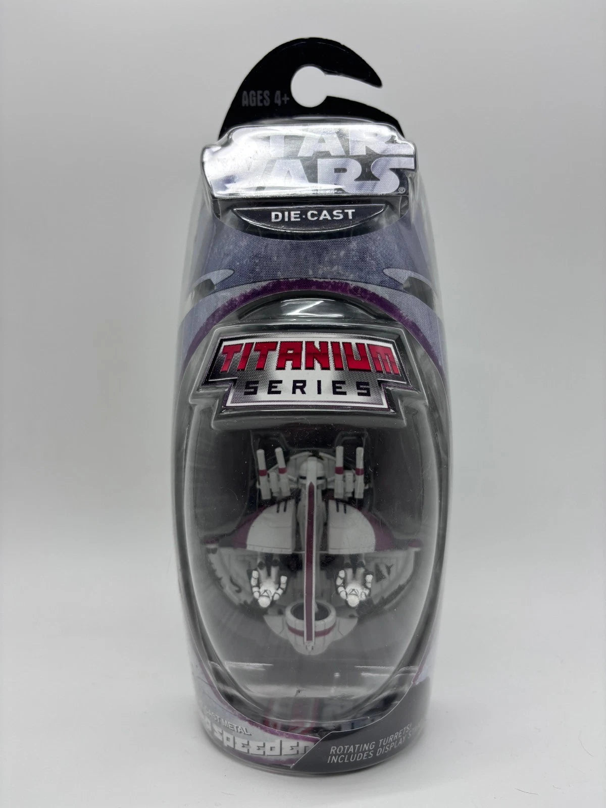 Titanium Series Swamp Speeder Ship, Die Cast Vehicle 2005 Galoob