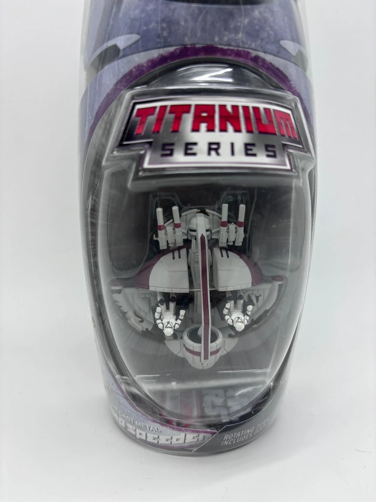 Titanium Series Swamp Speeder Ship, Die Cast Vehicle 2005 Galoob