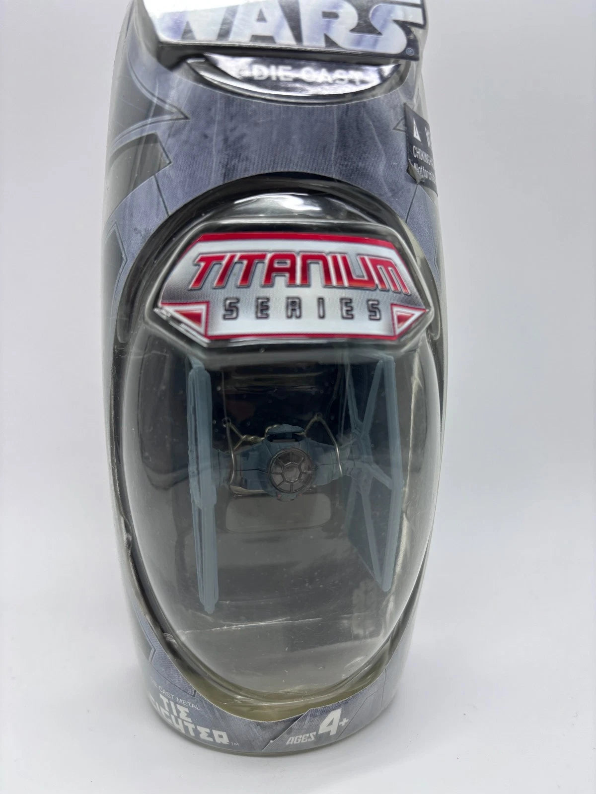 Titanium Series Tie Fighter (Grey) Die Cast, 2004 Micro Machines