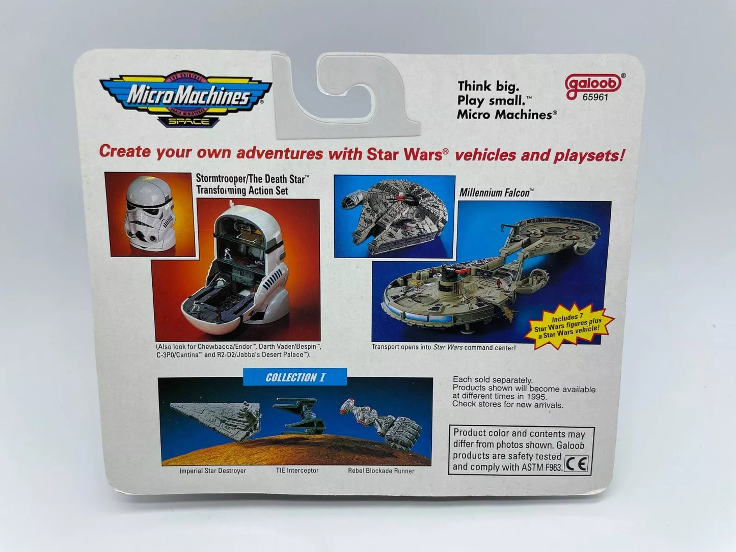 Micro Machines Millennium Falcon Ship, Galoob Sealed