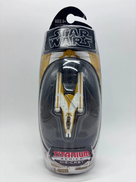 Titanium Series Anakin's Y-Wing Die Cast Ship, 2009 Micro Machines