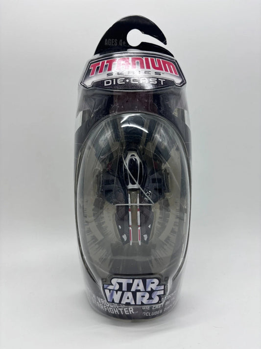 Titanium Series Darth Vader Sith Starfighter Die Cast Ship, 2006