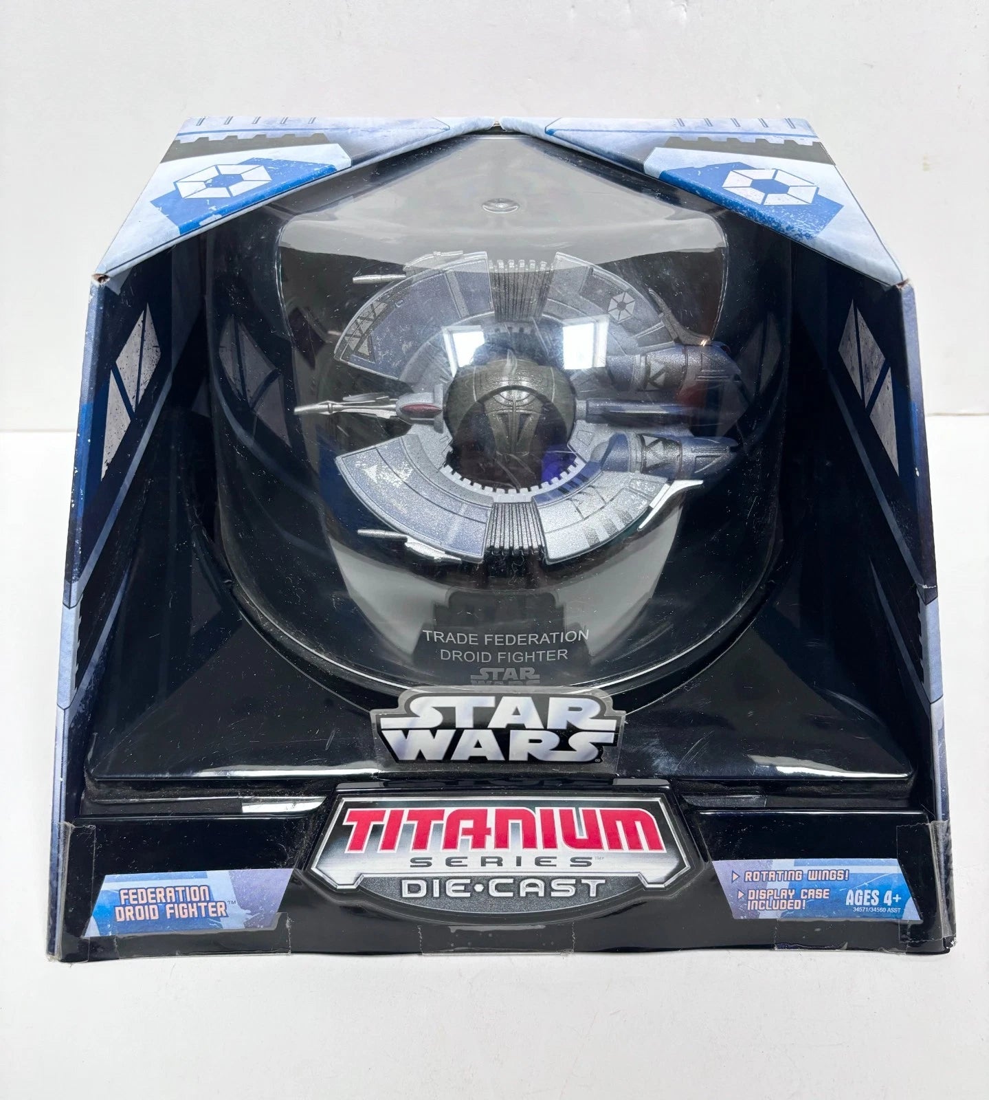 Titanium Series Federation Droid Fighter Ultra Die Cast Vehicle, 2005