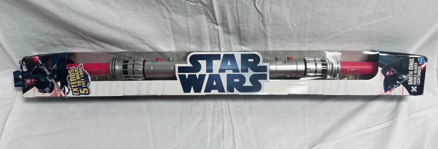 Darth Maul 5ft Electronic Double Sided Lightsaber, Hasbro New