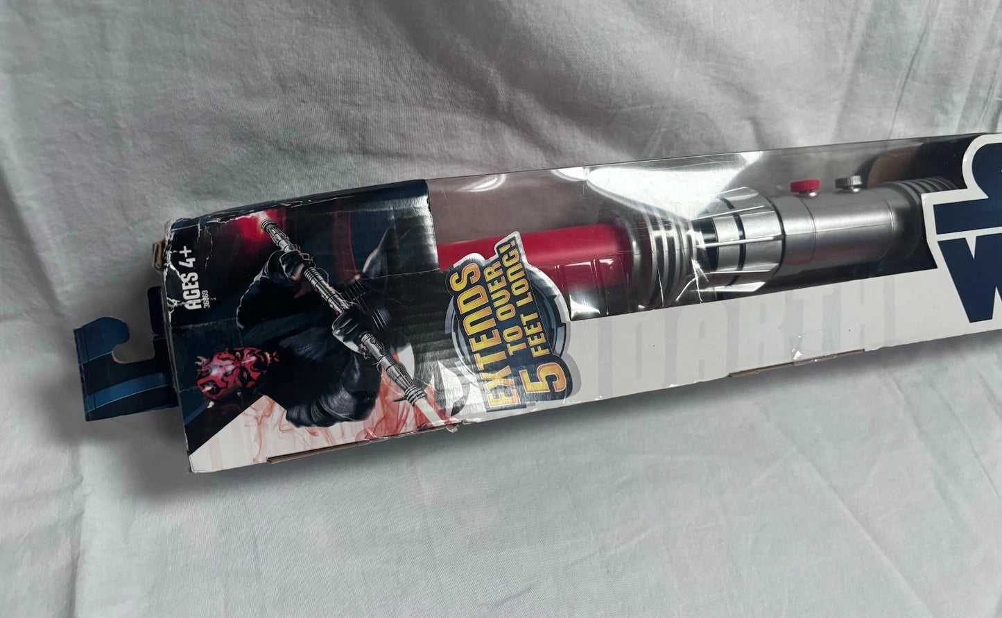 Darth Maul 5ft Electronic Double Sided Lightsaber, Hasbro New