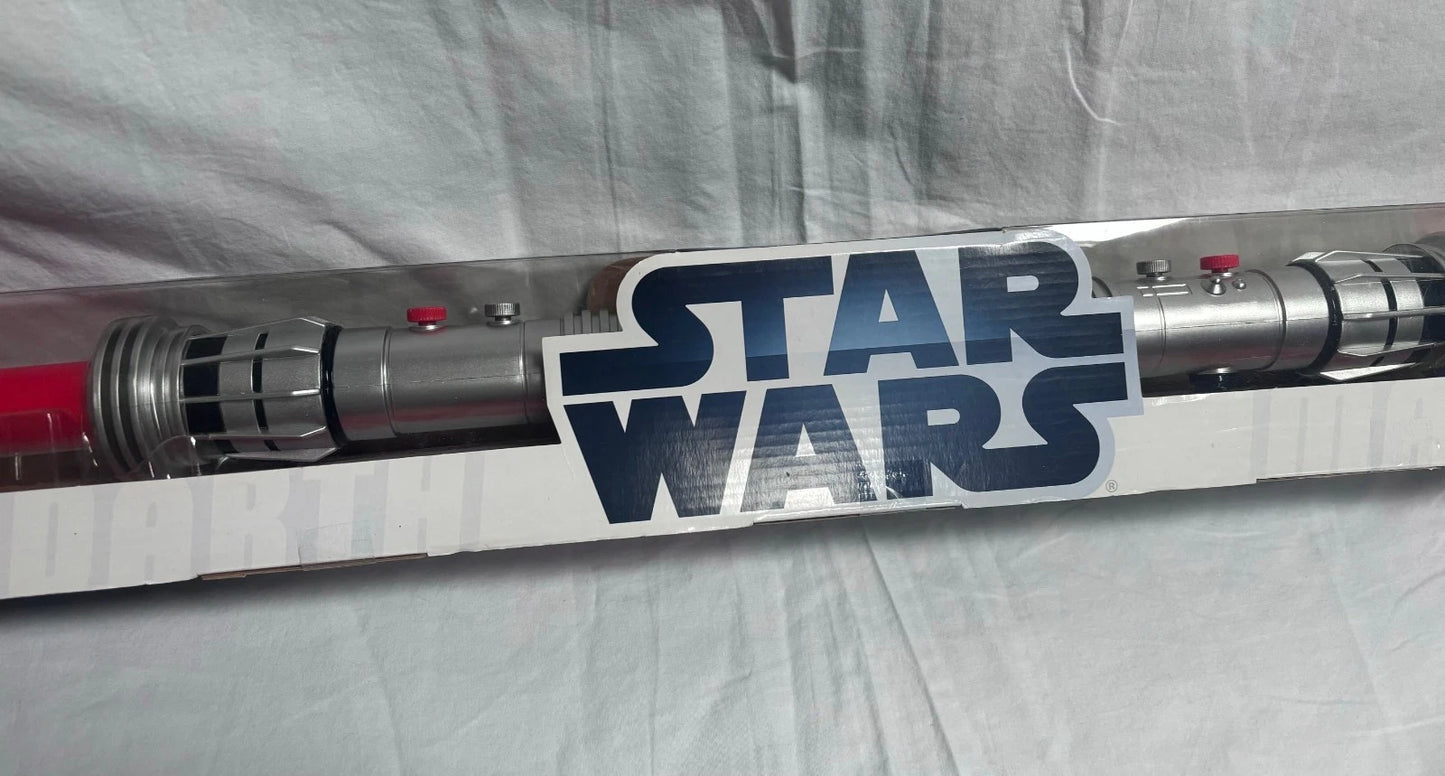 Darth Maul 5ft Electronic Double Sided Lightsaber, Hasbro New