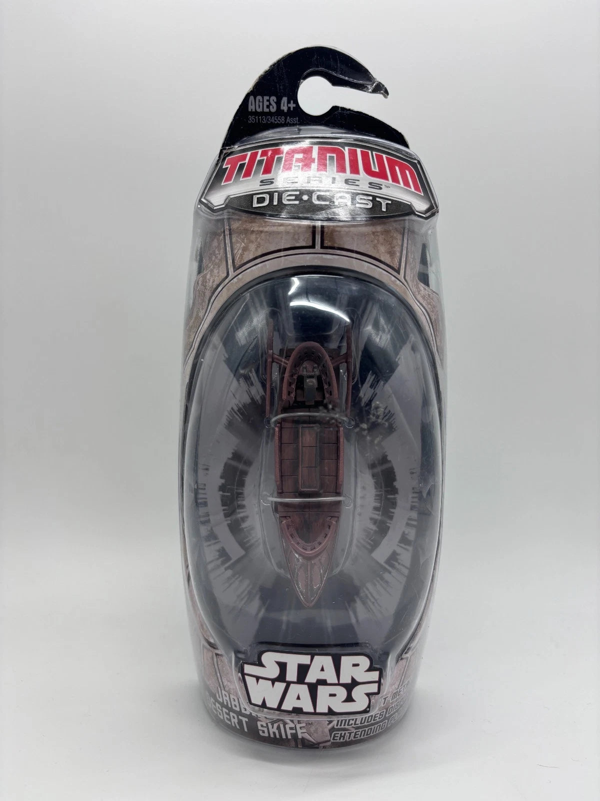 Titanium Series Jabba Desert Skiff Die Cast Ship, 2007 Micro Machines