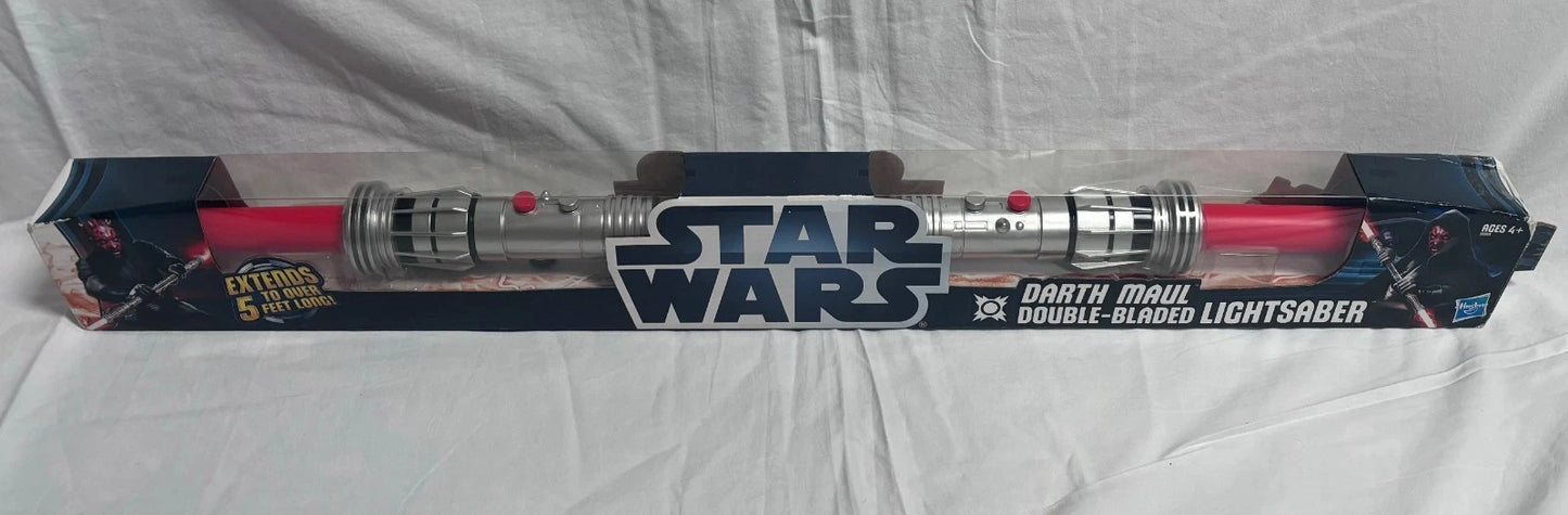 Darth Maul 5ft Electronic Double Sided Lightsaber, Hasbro New