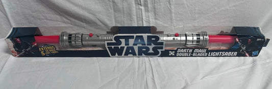 Darth Maul 5ft Electronic Double Sided Lightsaber, Hasbro New