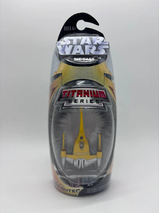 Titanium Series Naboo N-1 Starfighter Ship, Die Cast 2005
