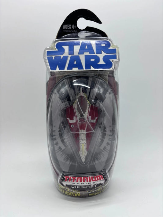 Titanium Series Obi Wan's Jedi Starfighter Die Cast Ship, 2009