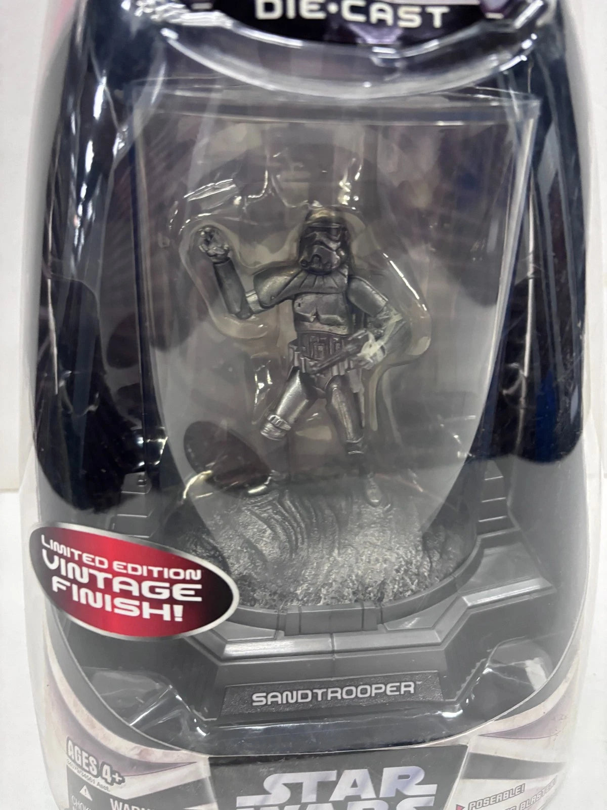 Titanium Series Sandtrooper Silver Ultra Die Cast Figure, 2006 Galoob