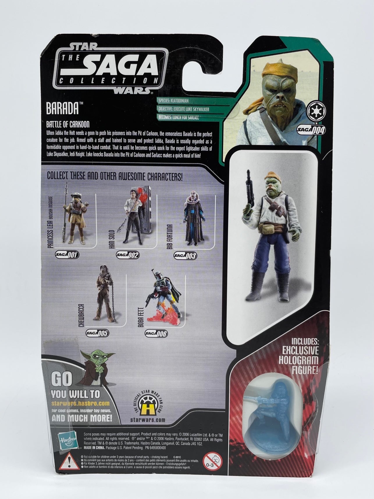 Saga Collection Barada Figure, Hasbro 2006