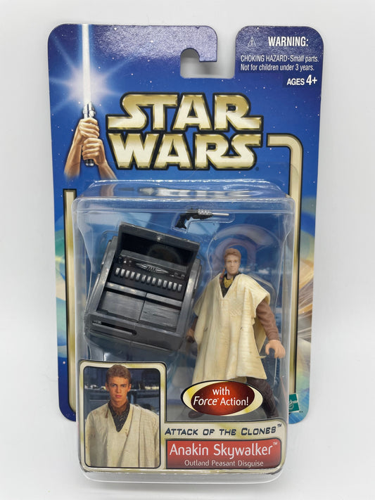 Attack of the Clones Anakin Peasant Disguise Figure, Hasbro 2003