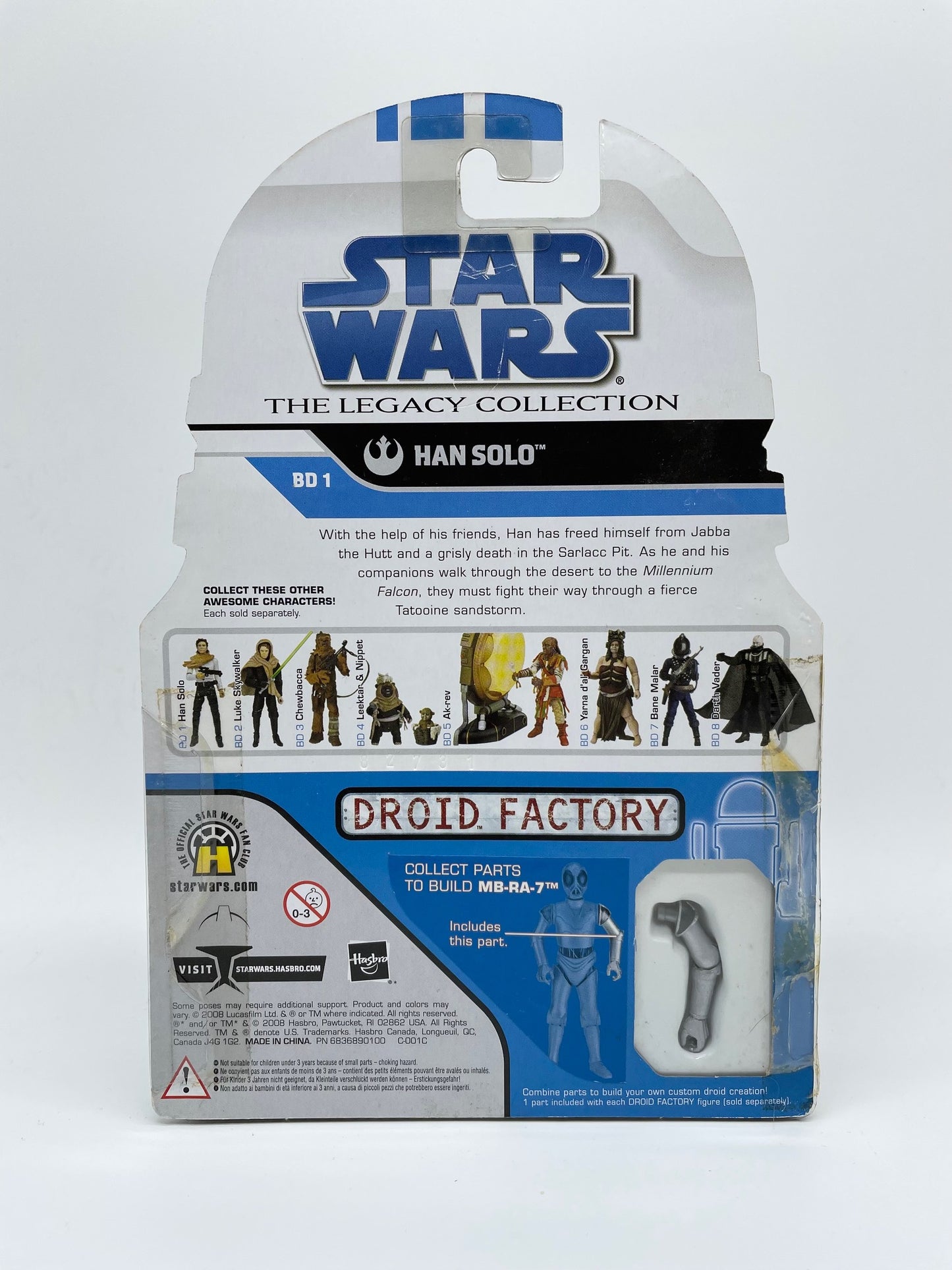 Legacy Collection Han Solo Action Figure Hasbro 2009