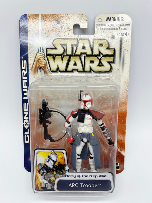Clone Wars ARC Trooper (Red) Figure, Hasbro 2003