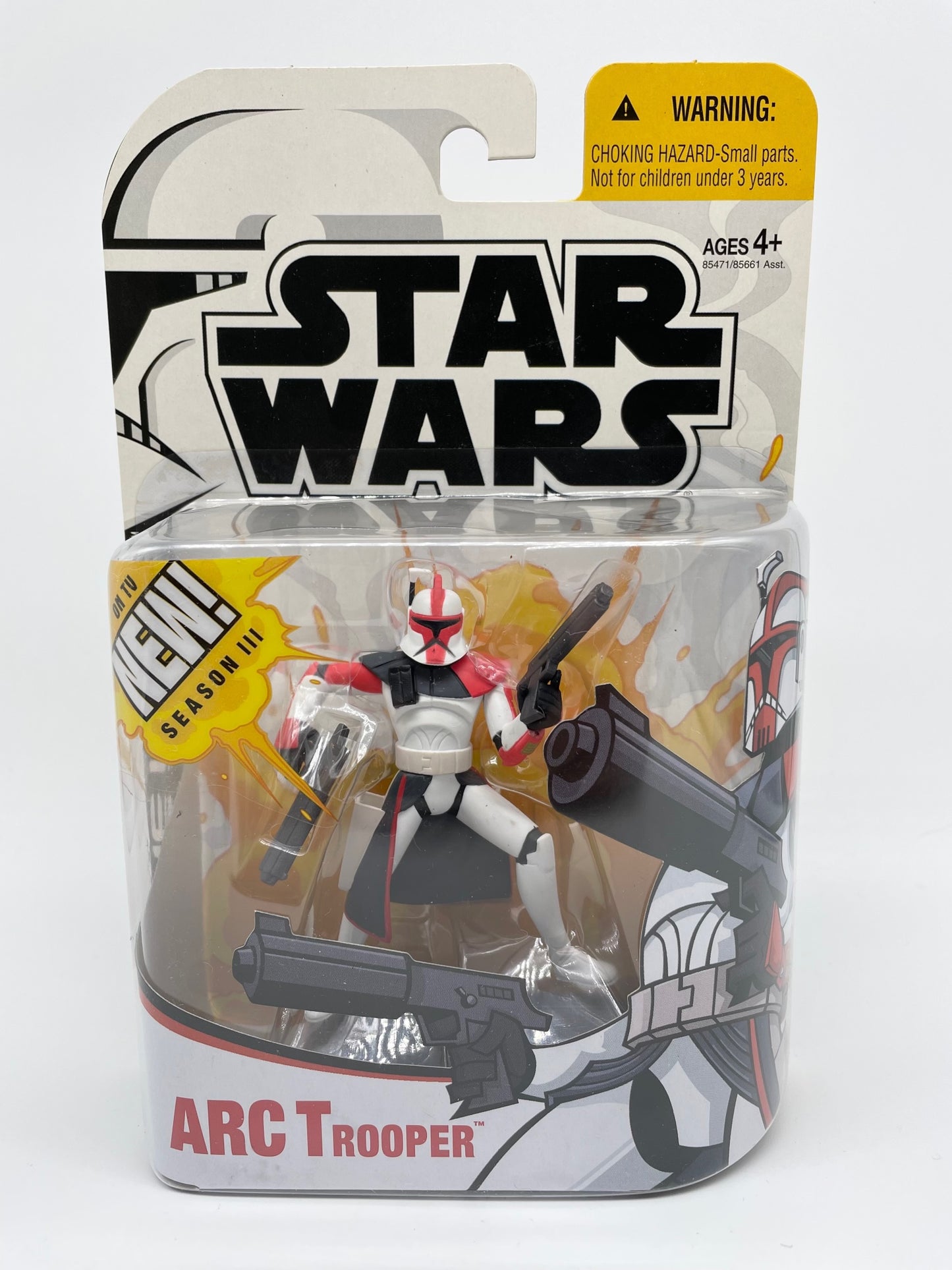 Clone Wars Cartoon Network ARC Trooper Figure, Hasbro 2005