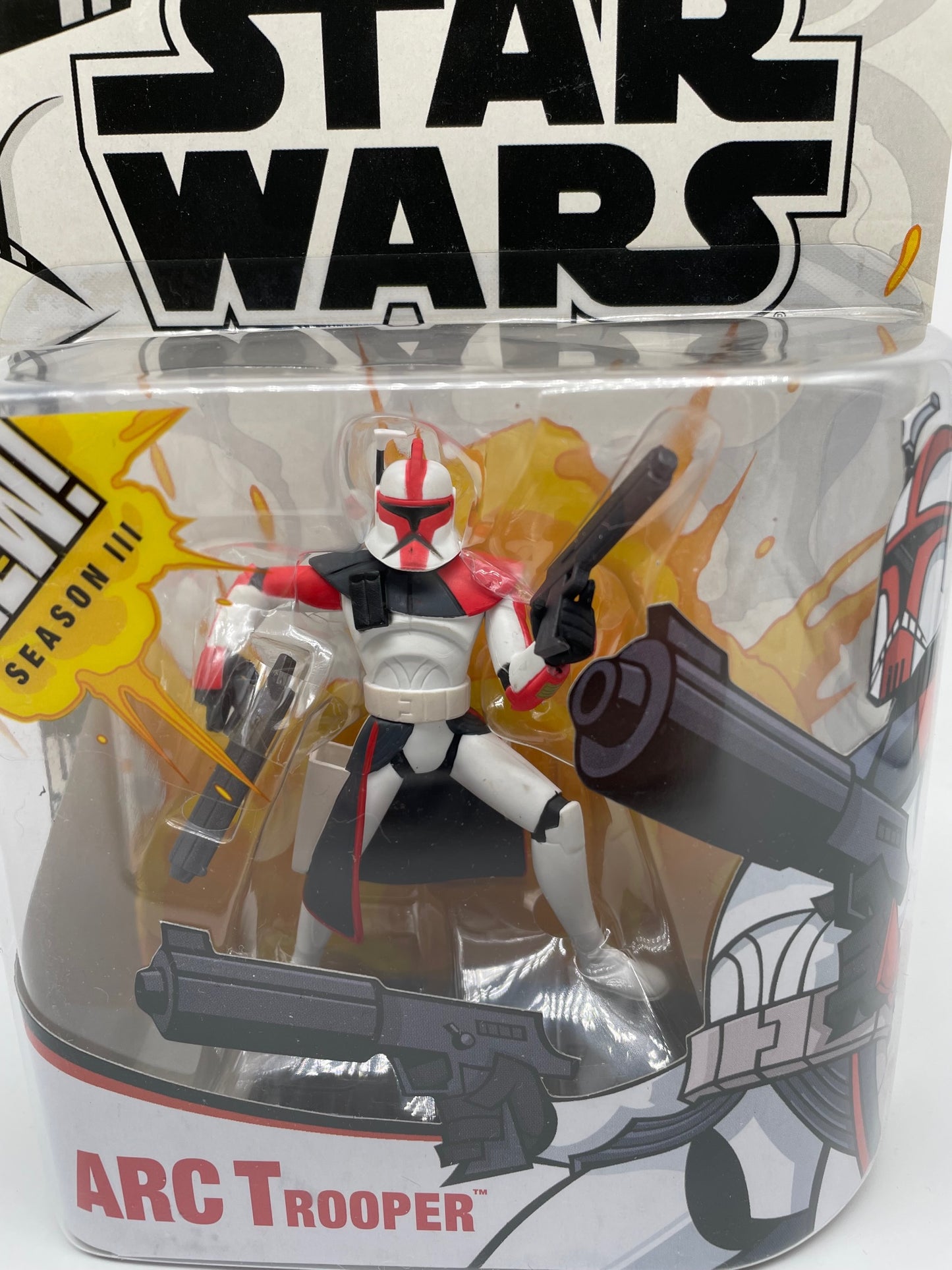 Clone Wars Cartoon Network ARC Trooper Figure, Hasbro 2005