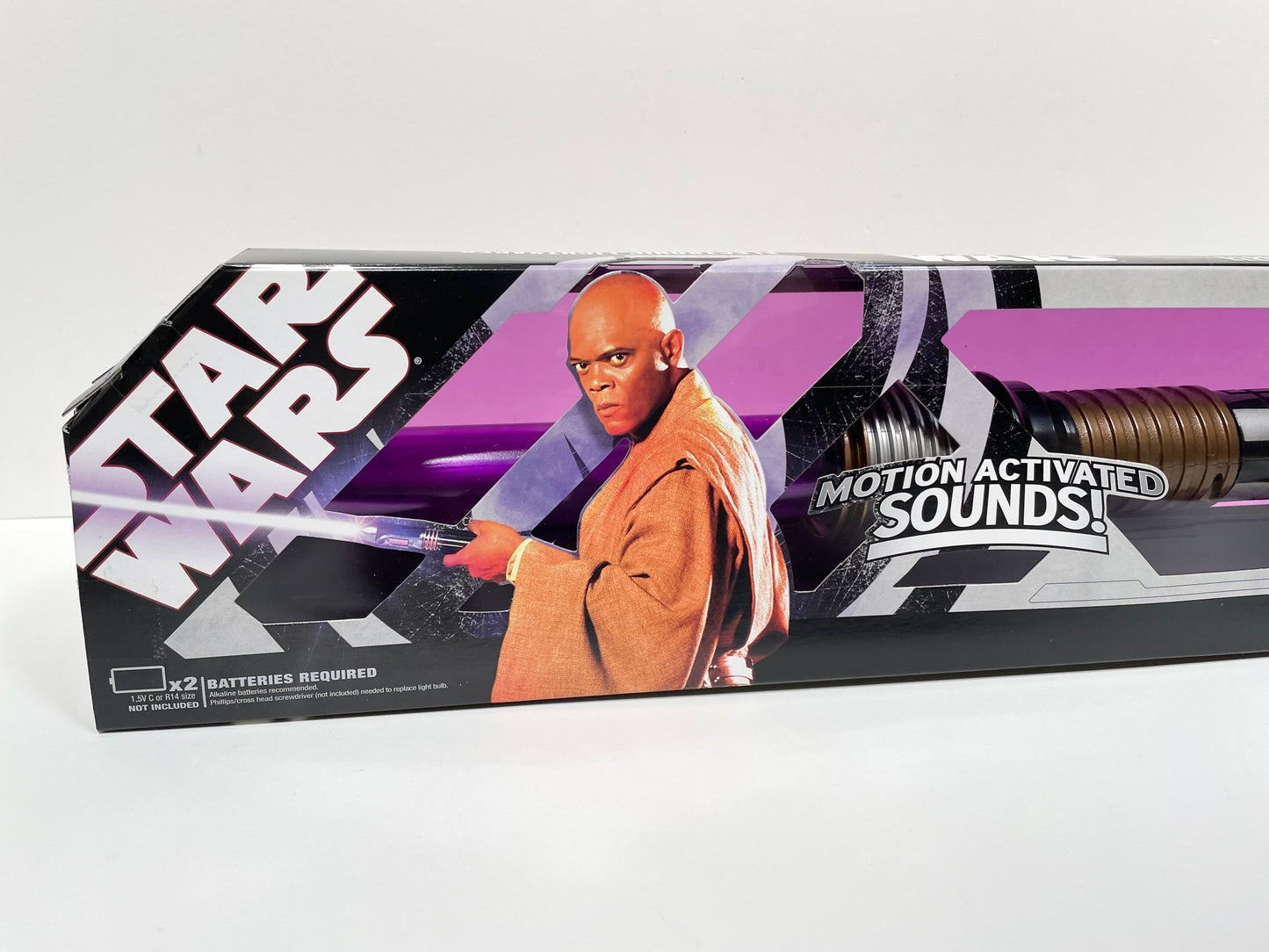 30th Anniversary Mace Windu Electronic Lightsaber, Hasbro 2007