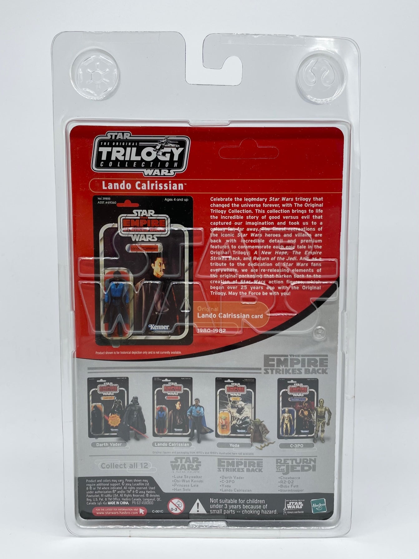 Original Trilogy Collection Lando Calrissian Figure, Hasbro 2004